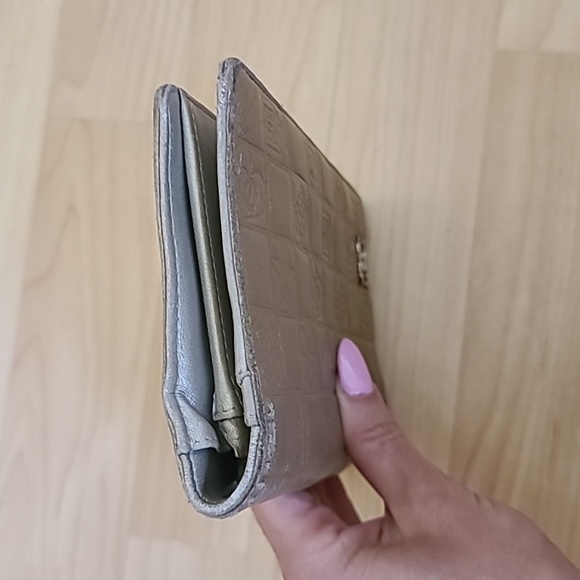 Chanel Wallet Purse Long Wallet Gold Woman Authentic Used - Picture 7 of 13